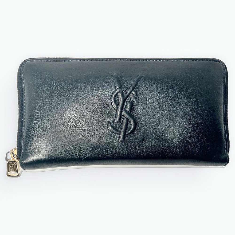 SAINT LAURENT PARIS Wallet Round Zipper